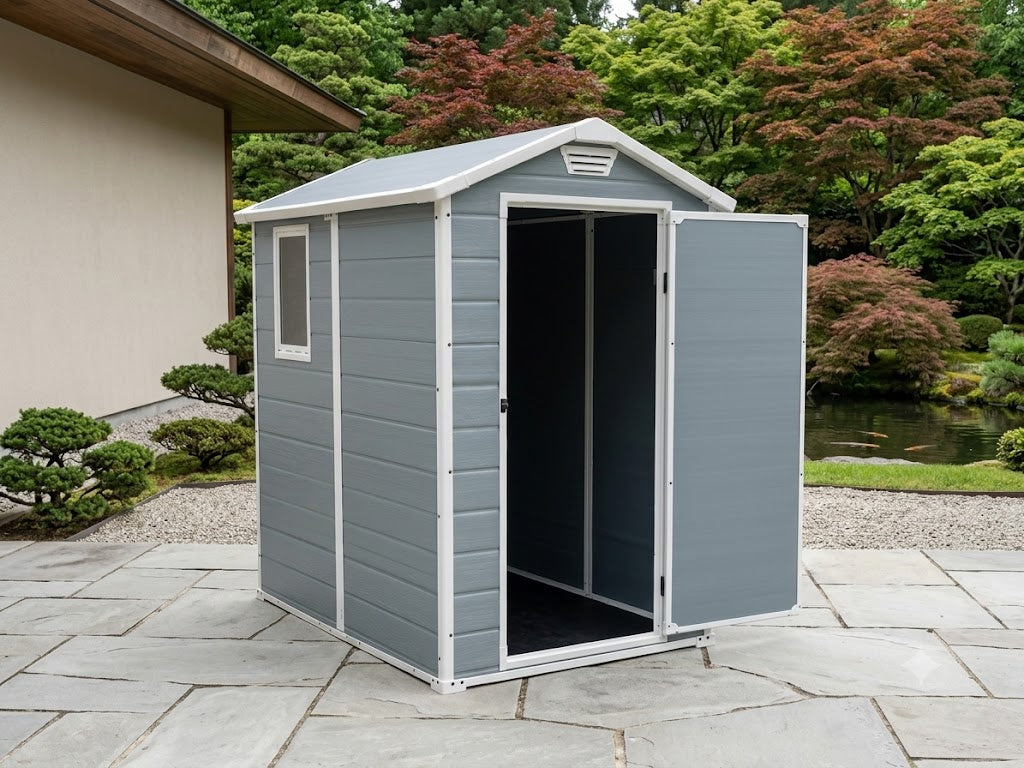 4x6 Resin Outdoor Storage Shed Kit