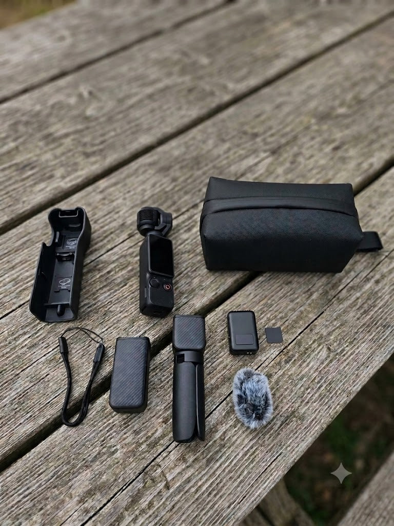 Handheld Ultra-Compact 4K Video Camera Kit for Content Creators